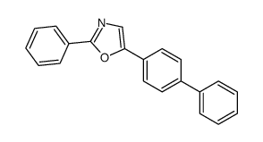 5-[1,1'-biphenyl]-4-yl-2-phenyloxazole结构式
