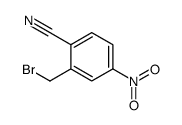 2-(bromomethyl)-4-nitrobenzonitrile结构式