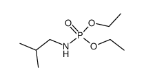isobutyl-amidophosphoric acid diethyl ester结构式