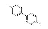 5-甲基-2-对甲苯基吡啶结构式