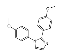 1,2-bis(4-methoxyphenyl)imidazole结构式