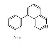 3-isoquinolin-5-ylaniline结构式