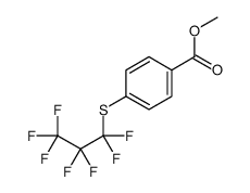 methyl 4-(1,1,2,2,3,3,3-heptafluoropropylsulfanyl)benzoate结构式