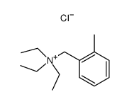 N,N-diethyl-N-(2-methylbenzyl)ethanaminium chloride结构式