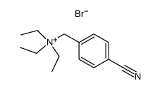 N-(4-cyanobenzyl)-N,N-diethylethanaminium bromide结构式