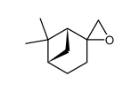 Spiro[bicyclo[3.1.1]heptane-2,2'-oxirane], 6,6-dimethyl-, (1R,5S)结构式