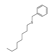 octylsulfanylmethylbenzene结构式