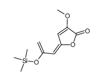 (E)-3-methoxy-5-(2-((trimethylsilyl)oxy)allylidene)furan-2(5H)-one结构式