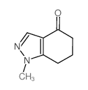 1,5,6,7-四氢-1-甲基-4H-吲唑-4-酮结构式