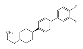 4’-(反式-4-丙基环己基)-3,4-二氟联苯结构式