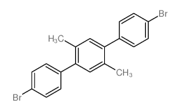 2,5-双(4-溴苯基)-对二甲苯结构式