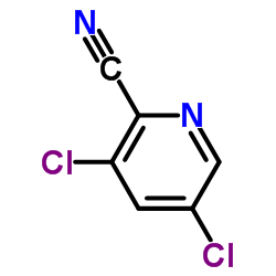 2-氰基-3,5-二氯吡啶结构式