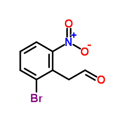 2-(2-Bromo-6-nitrophenyl)acetaldehyde结构式