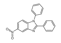 5-nitro-1,2-diphenyl-1H-benzimidazole结构式