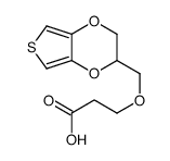 Propanoic acid,3-[(2,3-dihydrothieno[3,4-b]-1,4-dioxin-2-yl)methoxy]-结构式