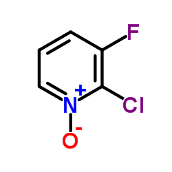 2-氯-3-氟吡啶-N-氧化物结构式