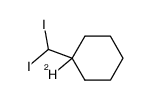 (Diiodomethyl)cyclohexane-1-d结构式