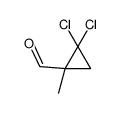 Cyclopropanecarboxaldehyde, 2,2-dichloro-1-methyl- (9CI)结构式
