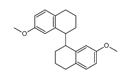 7,7'-Dimethoxy-1,2,3,4,1',2',3',4'-octahydro-[1,1']binaphthyl结构式