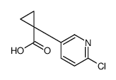 1-(6-氯吡啶-3-基)环丙烷羧酸结构式