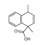 1,4-dimethyl-1,4-dihydro-1-naphthoic acid结构式