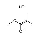 methyl lithioisobutyrate结构式