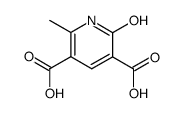 2-hydroxy-6-methyl-pyridine-3,5-dicarboxylic acid结构式
