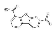 7-nitro-dibenzofuran-4-carboxylic acid结构式