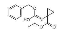 Cyclopropanecarboxylic acid, 1-[[(phenylmethoxy)carbonyl]amino]-, ethyl ester结构式