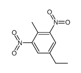 5-ethyl-2-methyl-1,3-dinitro-benzene结构式