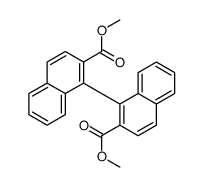 methyl 1-(2-methoxycarbonylnaphthalen-1-yl)naphthalene-2-carboxylate结构式