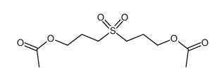bis-(3-acetoxy-propyl)-sulfone结构式
