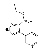 ETHYL 4-(PYRIDIN-3-YL)-1H-PYRAZOLE-3-CARBOXYLATE结构式