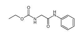 N-ethoxycarbonyl-glycine anilide结构式