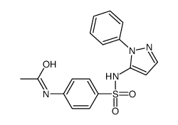 N4-acetylsulfaphenazole结构式