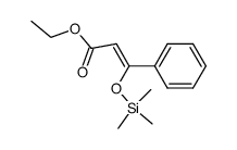 ethyl 2-trimethylsilyloxycinnamate结构式