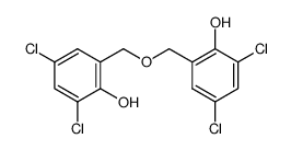 bis-(3,5-dichloro-2-hydroxy-benzyl)-ether结构式