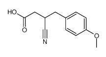 3-cyano-4-(4-methoxy-phenyl)-butyric acid结构式