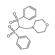 4-(2,2-bis(phenylsulfonyl)ethyl)morpholine结构式