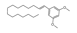 1,3-dimethoxy-5-(pentadec-1-enyl)benzene结构式