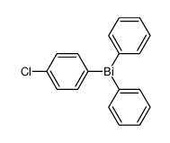 diphenyl(4-chlorophenyl)bismuthane结构式