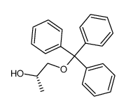(S)-1-triphenylmethoxypropan-2-ol结构式