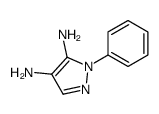 2-phenylpyrazole-3,4-diamine结构式
