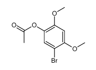 1-acetoxy-5-bromo-2,4-dimethoxy-benzene结构式