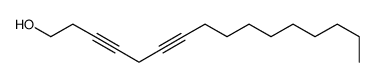 hexadeca-3,6-diyn-1-ol结构式