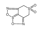 1,7-dioxa-2,6-diaza-4,4-dioxide-4,7a-dithia-3H,5H-benzo(cd)pentalene结构式
