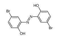 4,4'-dibromo-2,2'-azo-di-phenol结构式