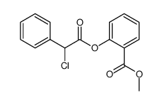 methyl 2-(2-chloro-2-phenylacetoxy)benzoate结构式