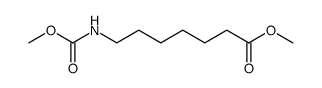 7-methoxycarbonylamino-heptanoic acid methyl ester结构式