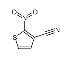 2-nitrothiophene-3-carbonitrile结构式